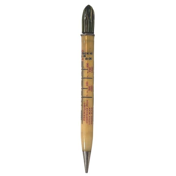Vintage Vanco Bridge Card Game Scoring Celluloid Mechanical Pencil - Picture 1 of 13